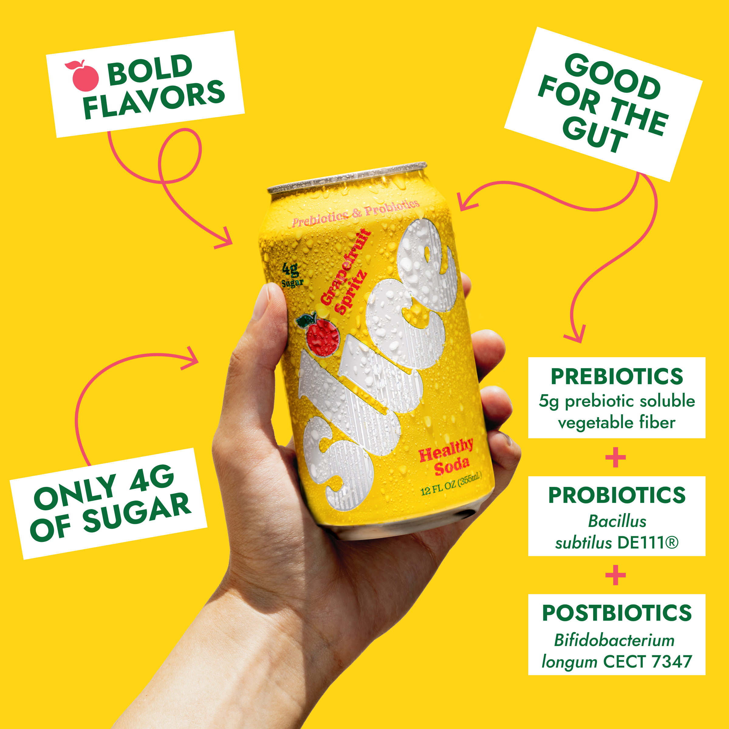 Grapefruit Spritz Soda (12pk)