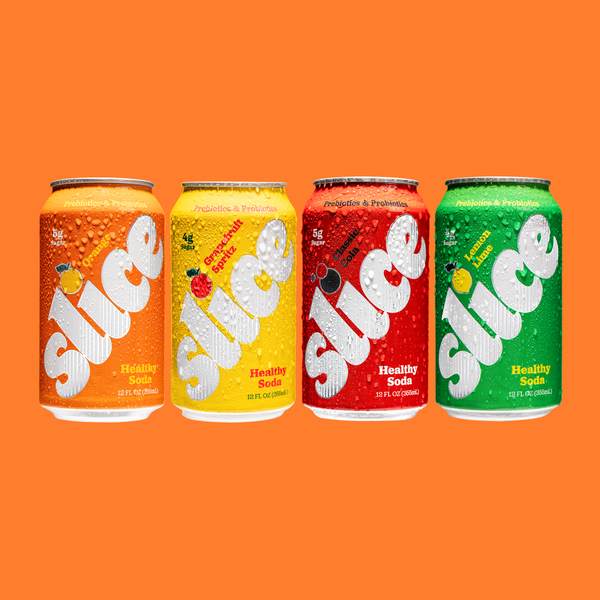 Photo of the Slice Soda Sampler Variety Pack (24pk) ensemble.