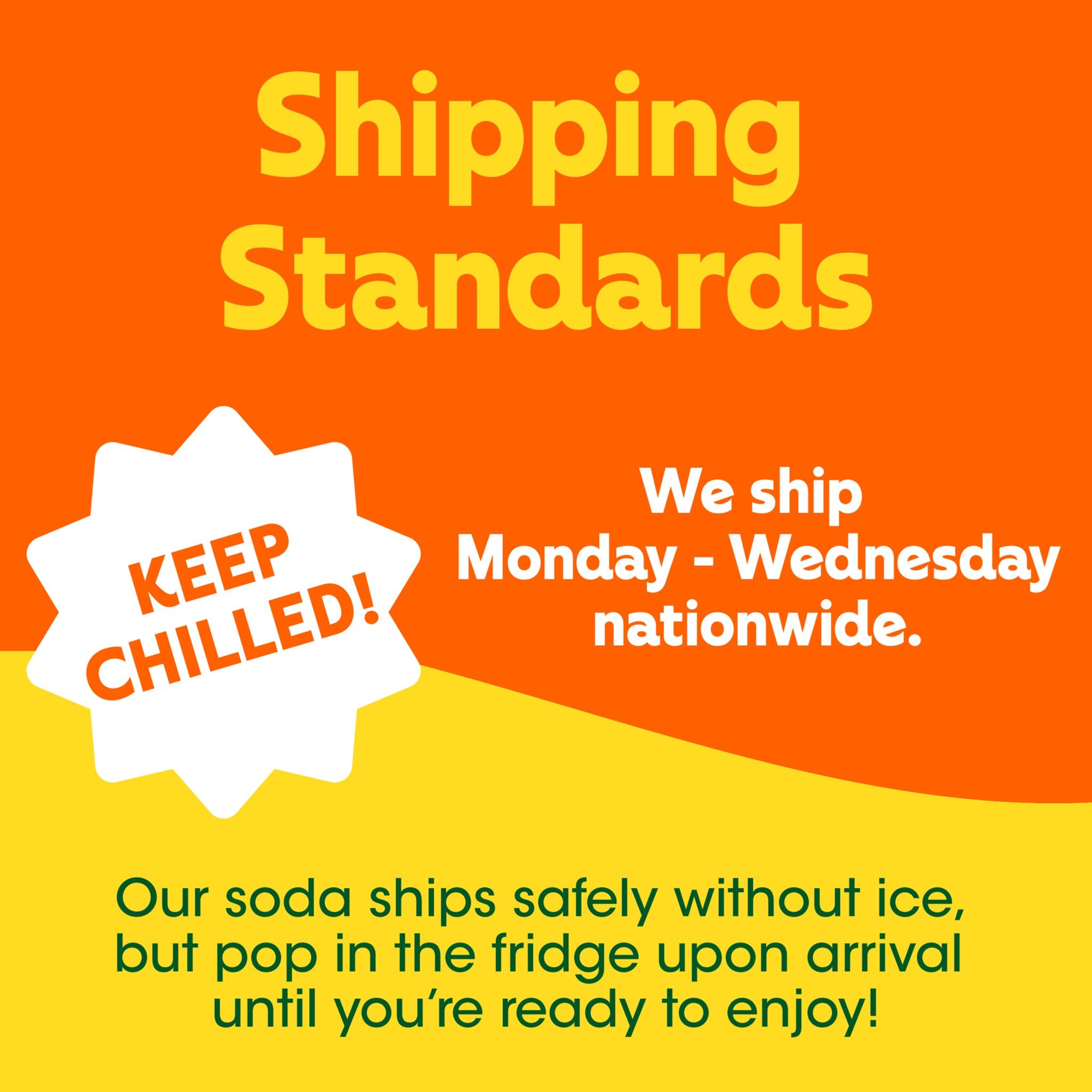 Slice Orange soda - Shipping