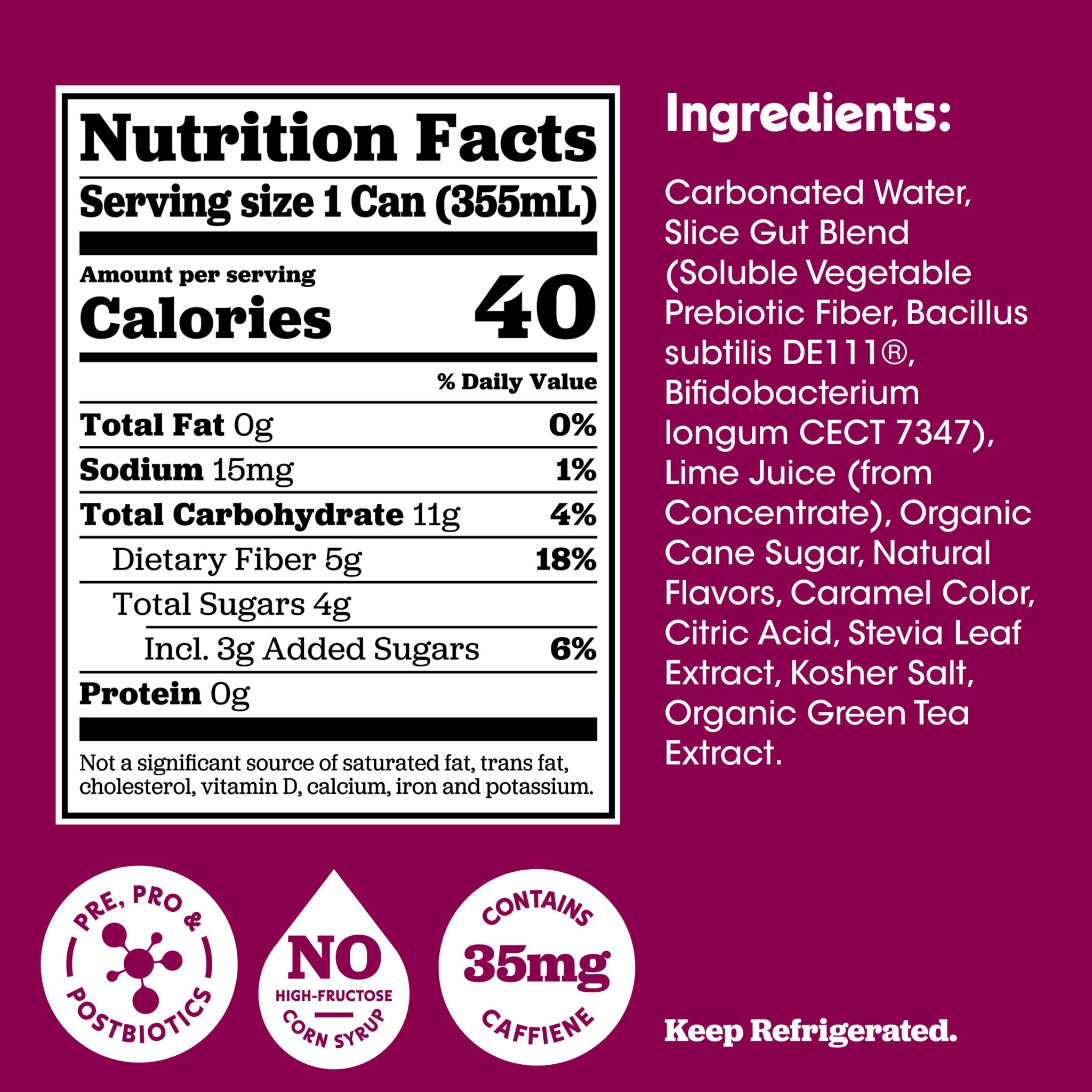Slice Cherry Cola soda - Certs NFP