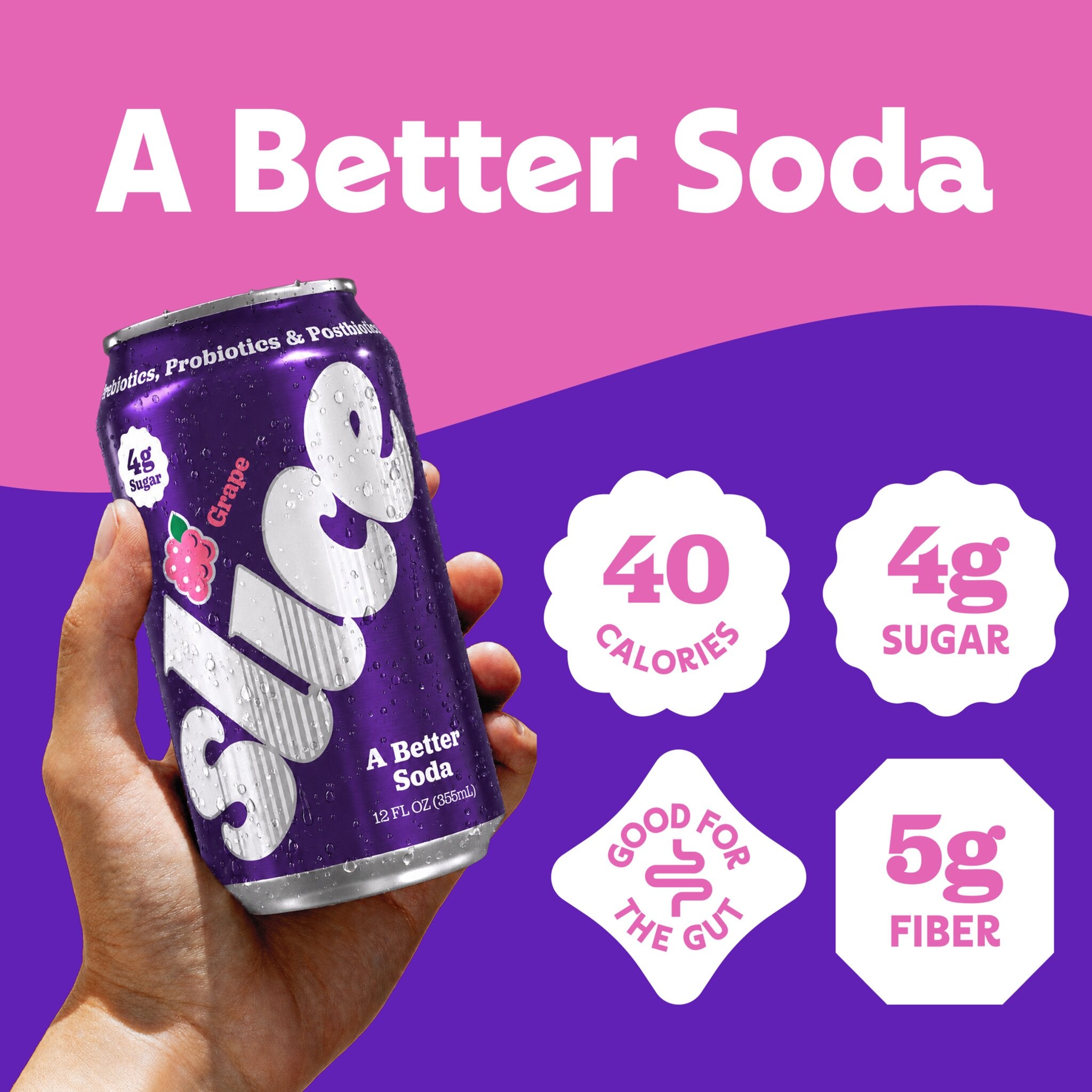 Slice Grape Soda (12 pk) soda - Attributes