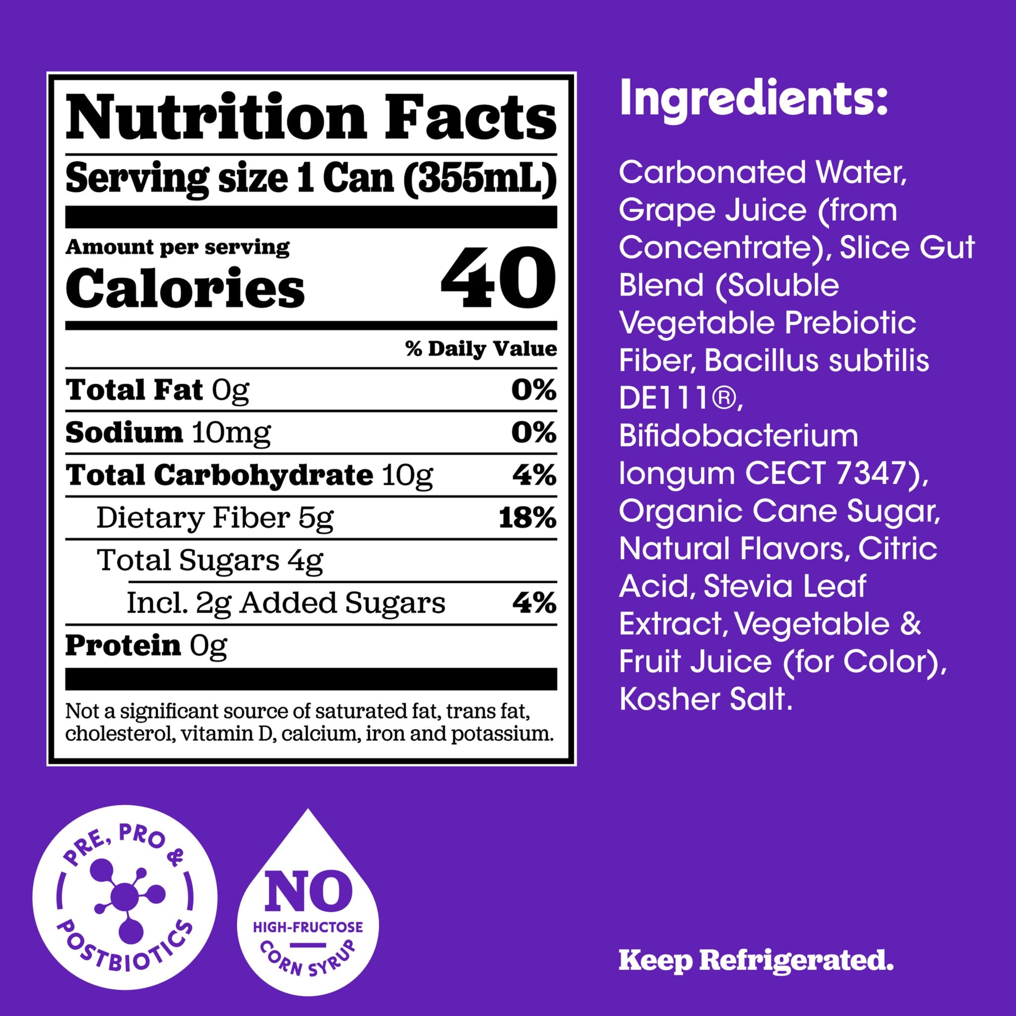 Slice Grape Soda (12 pk) soda - Certs NFP