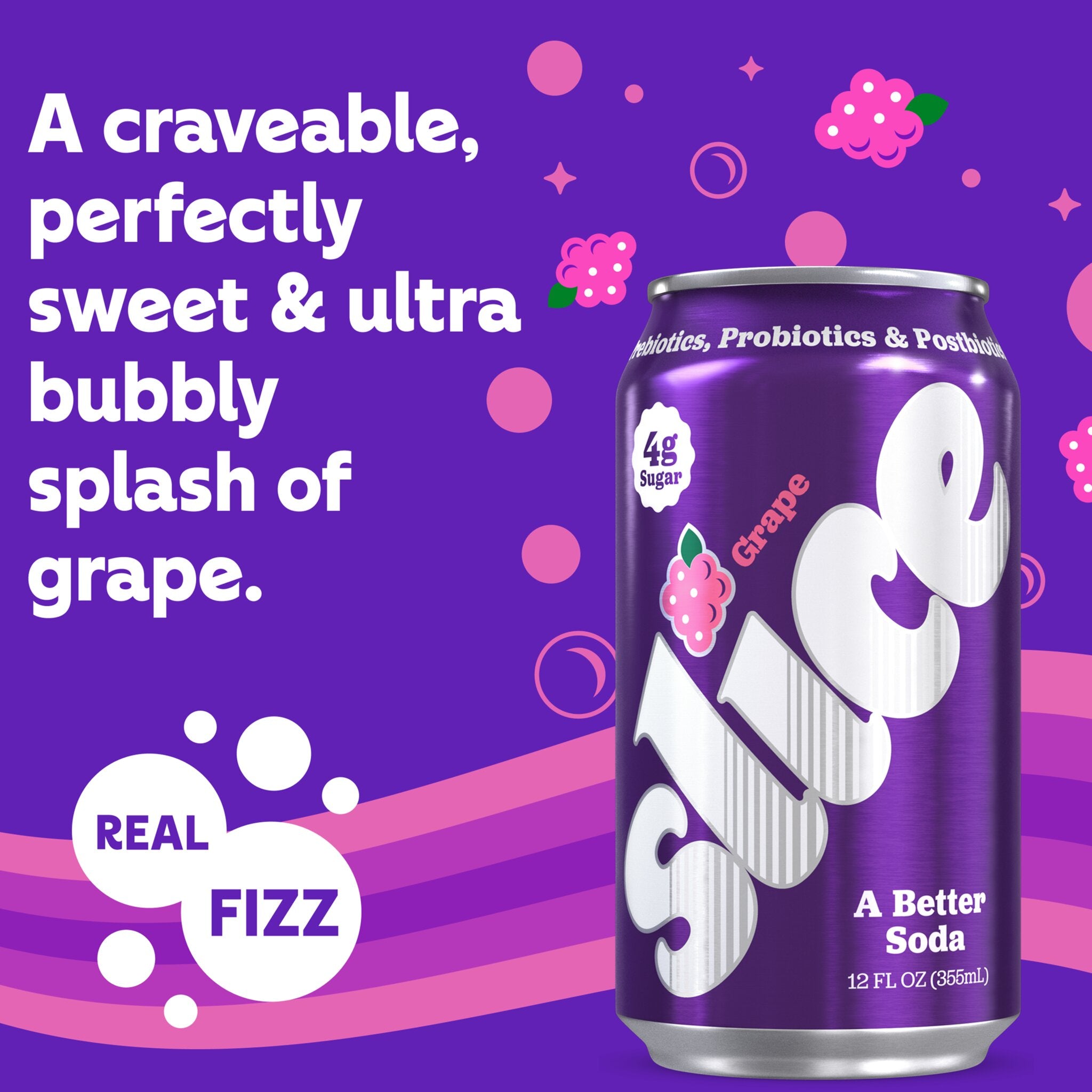 Grape Soda (12pk) | Slice Soda