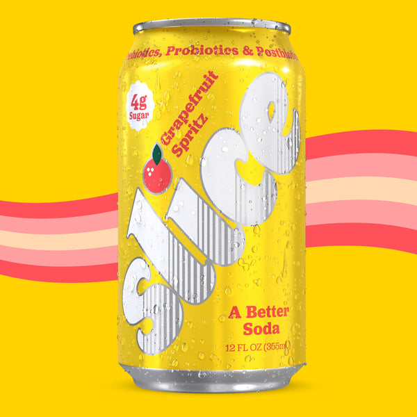 Grapefruit Spritz Healthy Soda (12pk) | Slice Soda