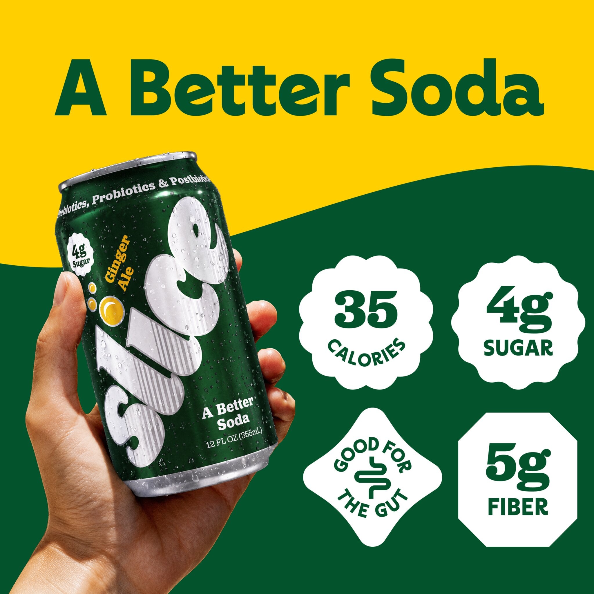 Slice Ginger Ale soda - Attributes