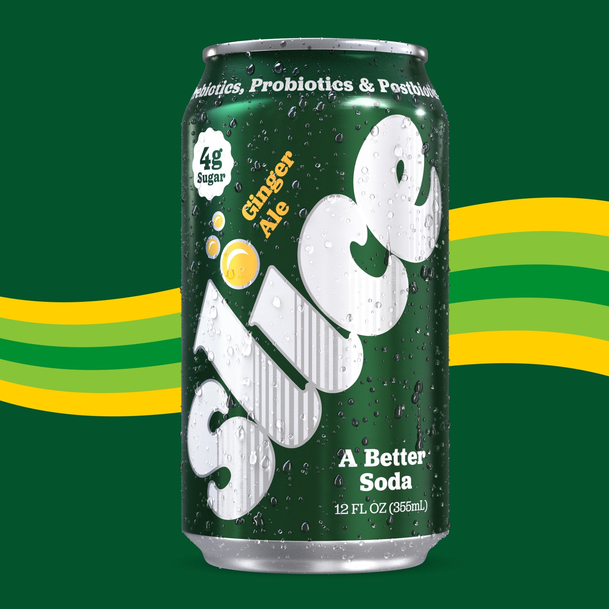 Slice Ginger Ale soda - Website Hero
