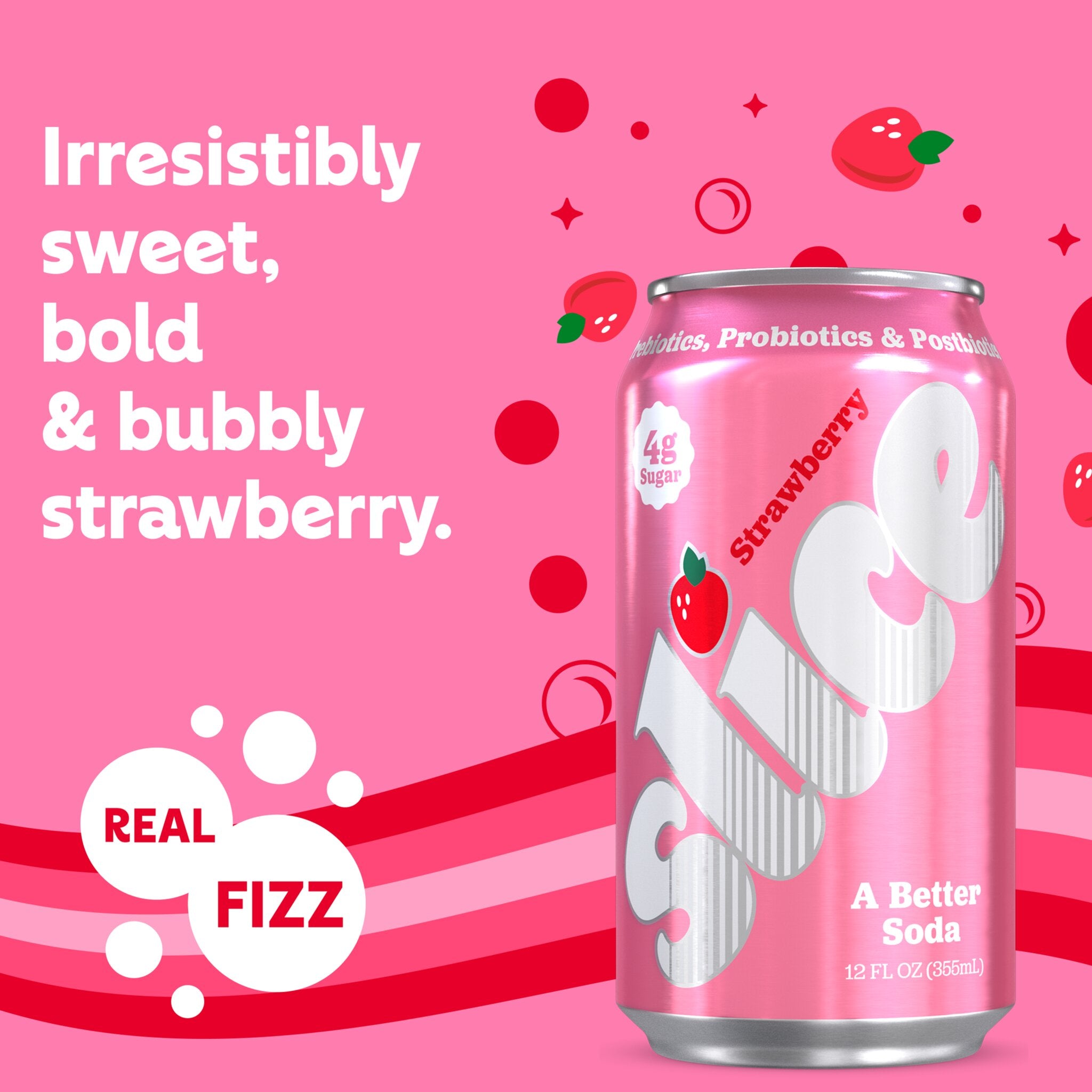 Slice Strawberry Soda soda - Flavor