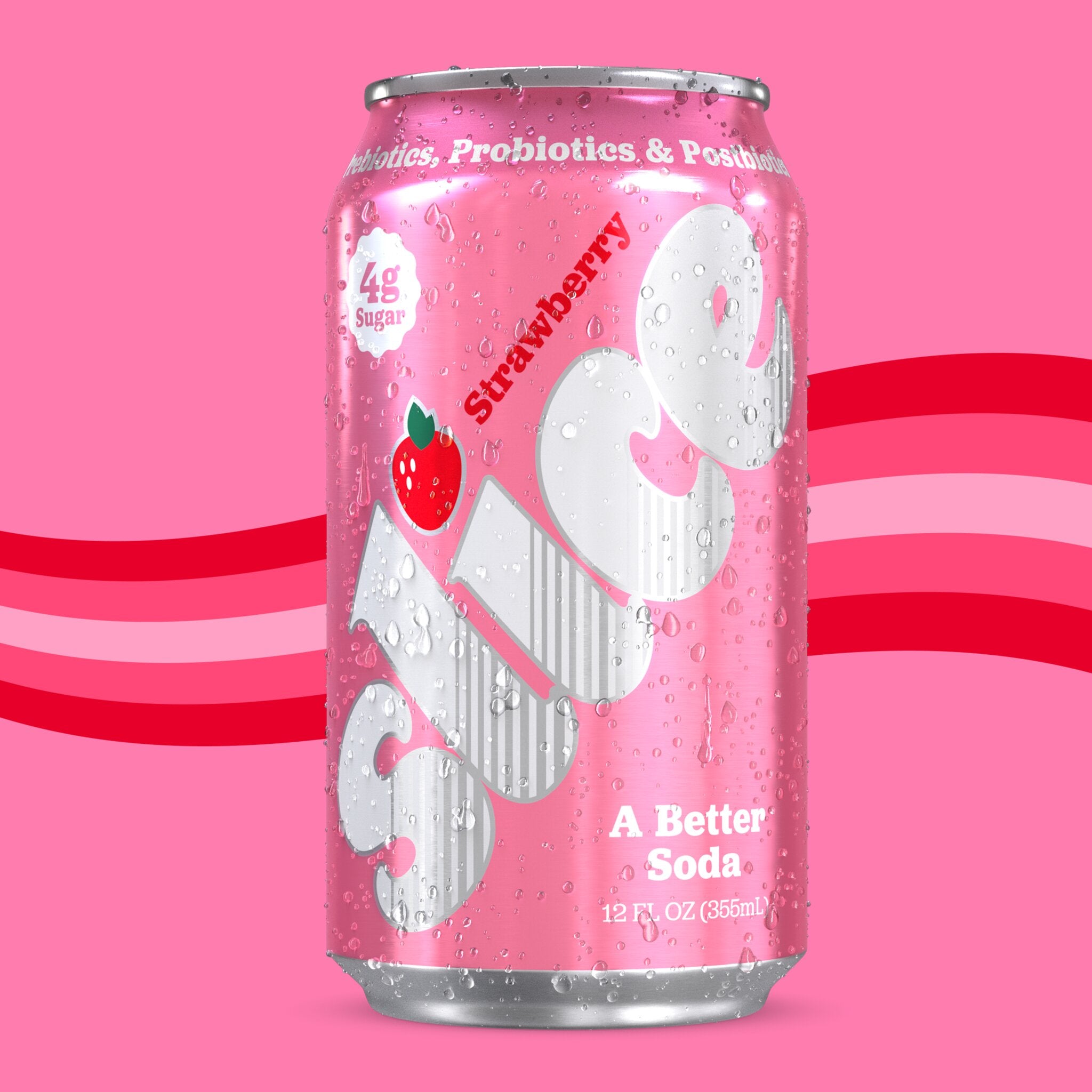 Slice Strawberry Soda soda - Website Hero