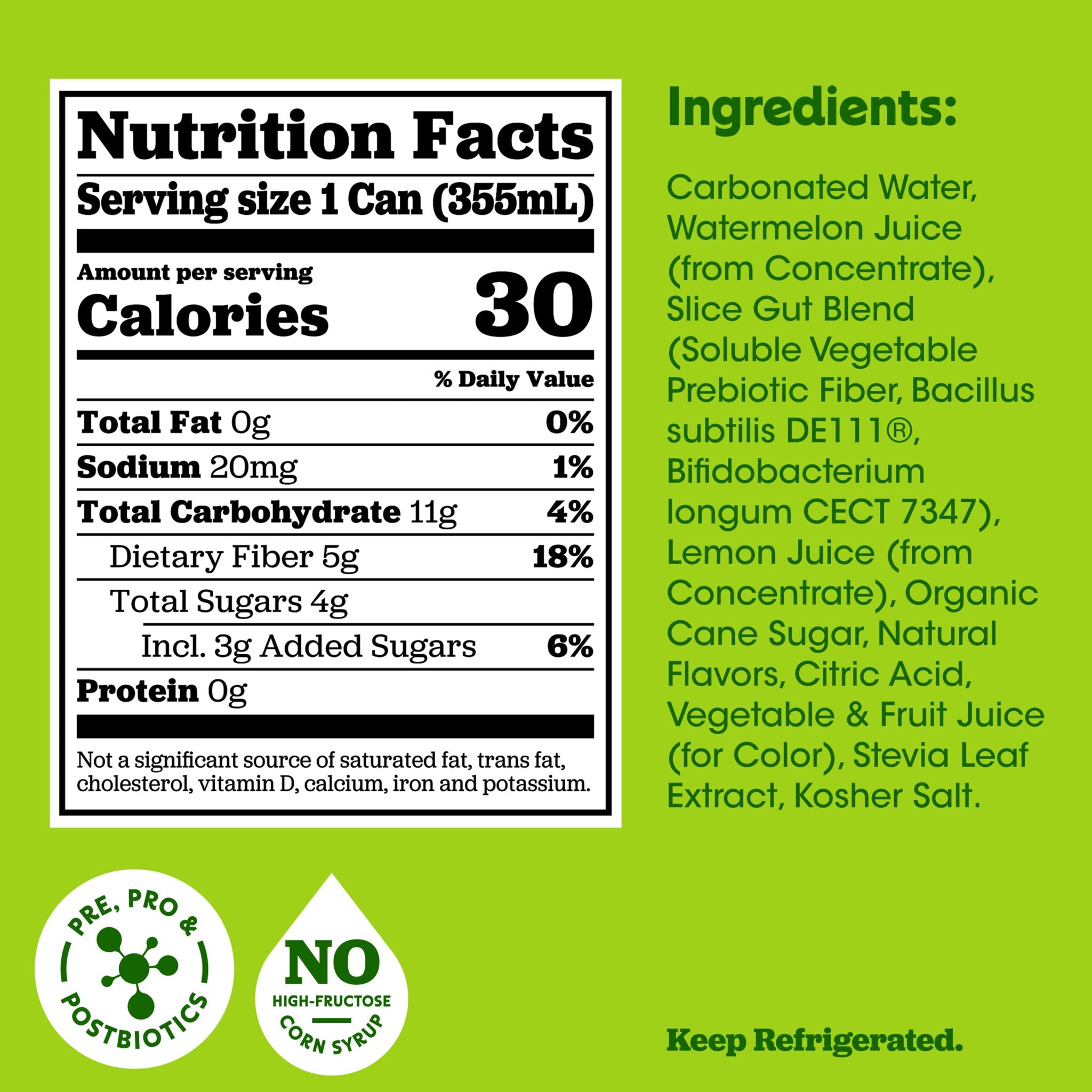 Slice Watermelon soda - Certs NFP