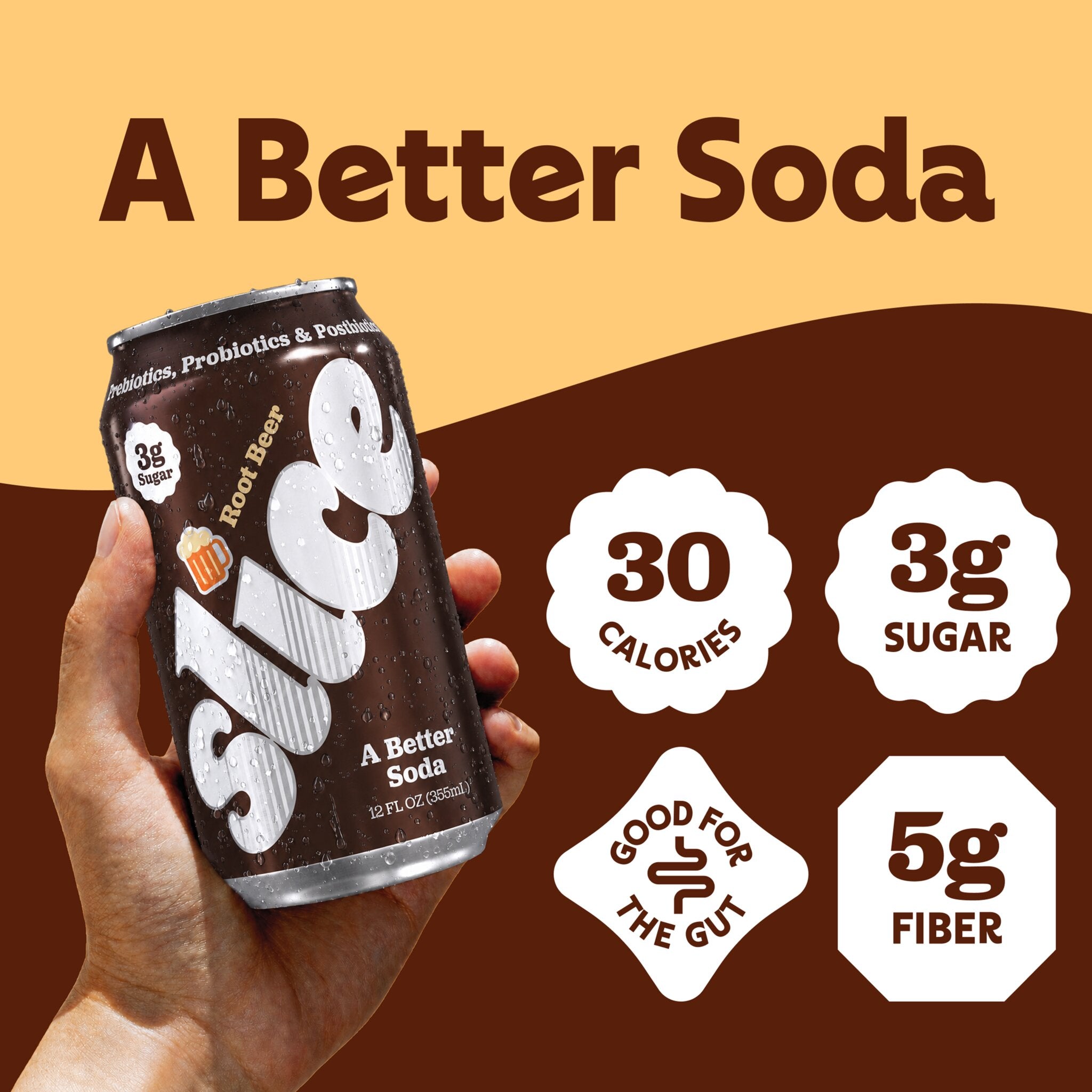 Slice Root Beer soda - Attributes