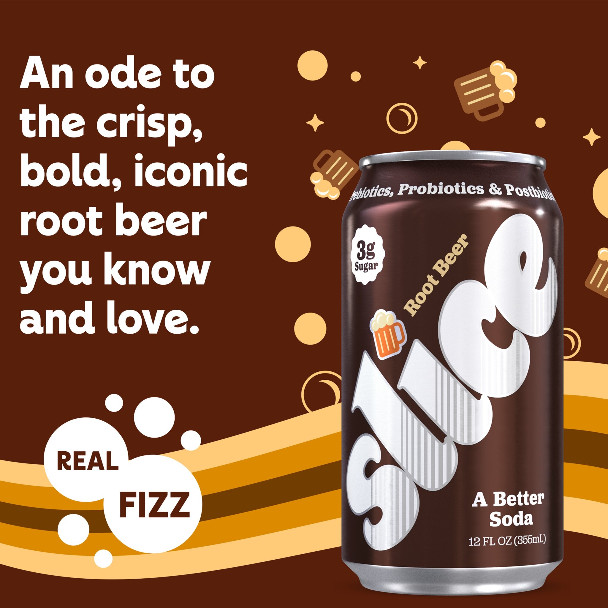 Slice Root Beer soda - Flavor