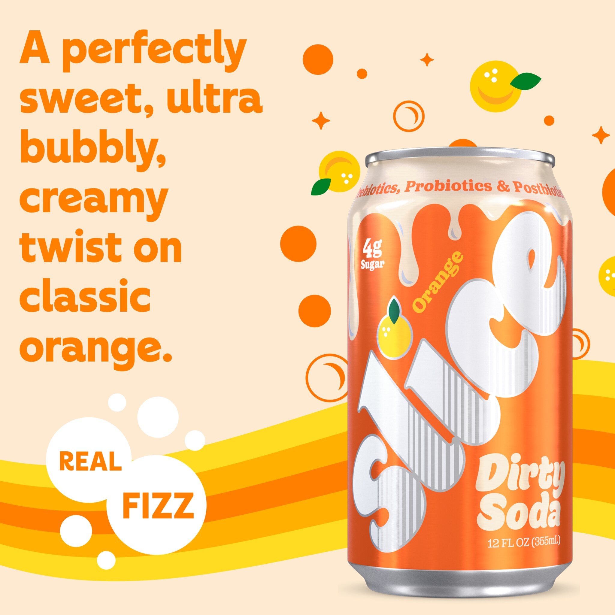 Slice Orange Dirty soda - Flavor