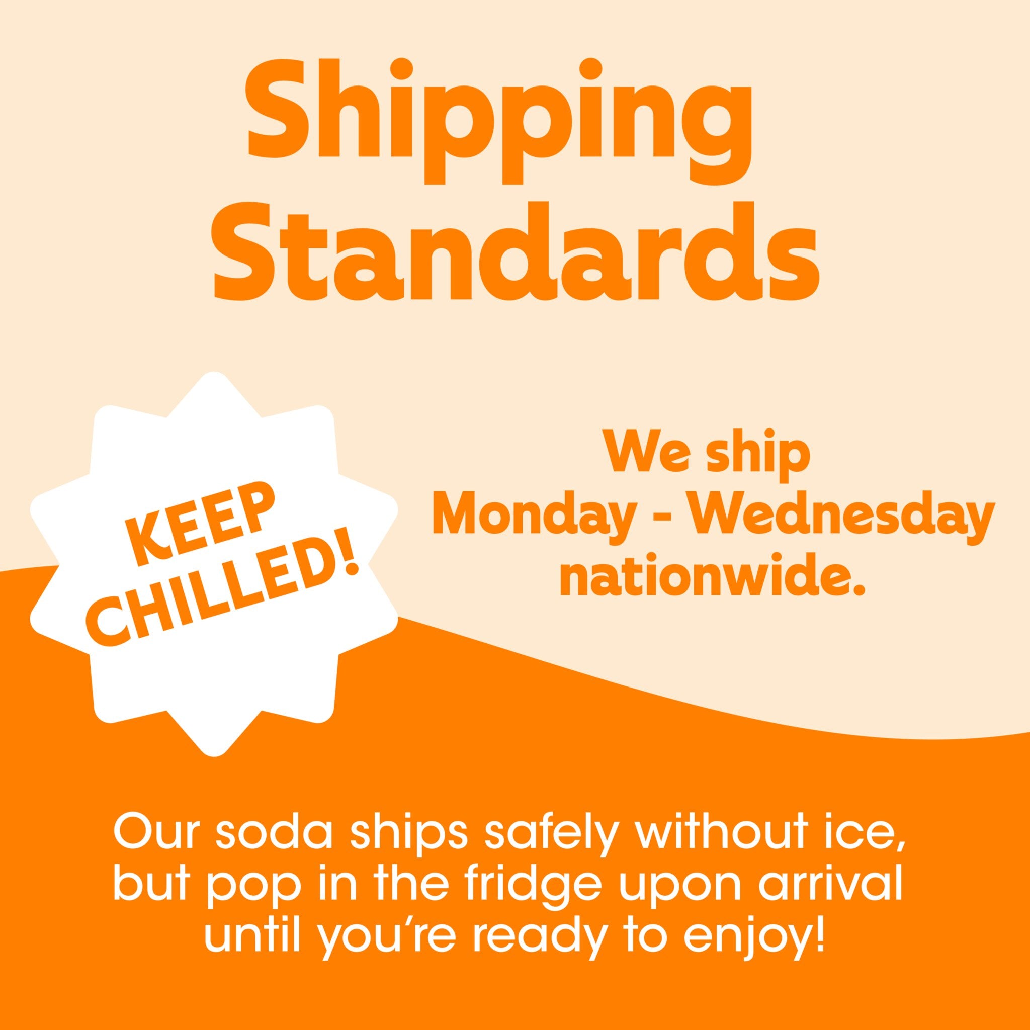 Slice Orange Dirty soda - Shipping