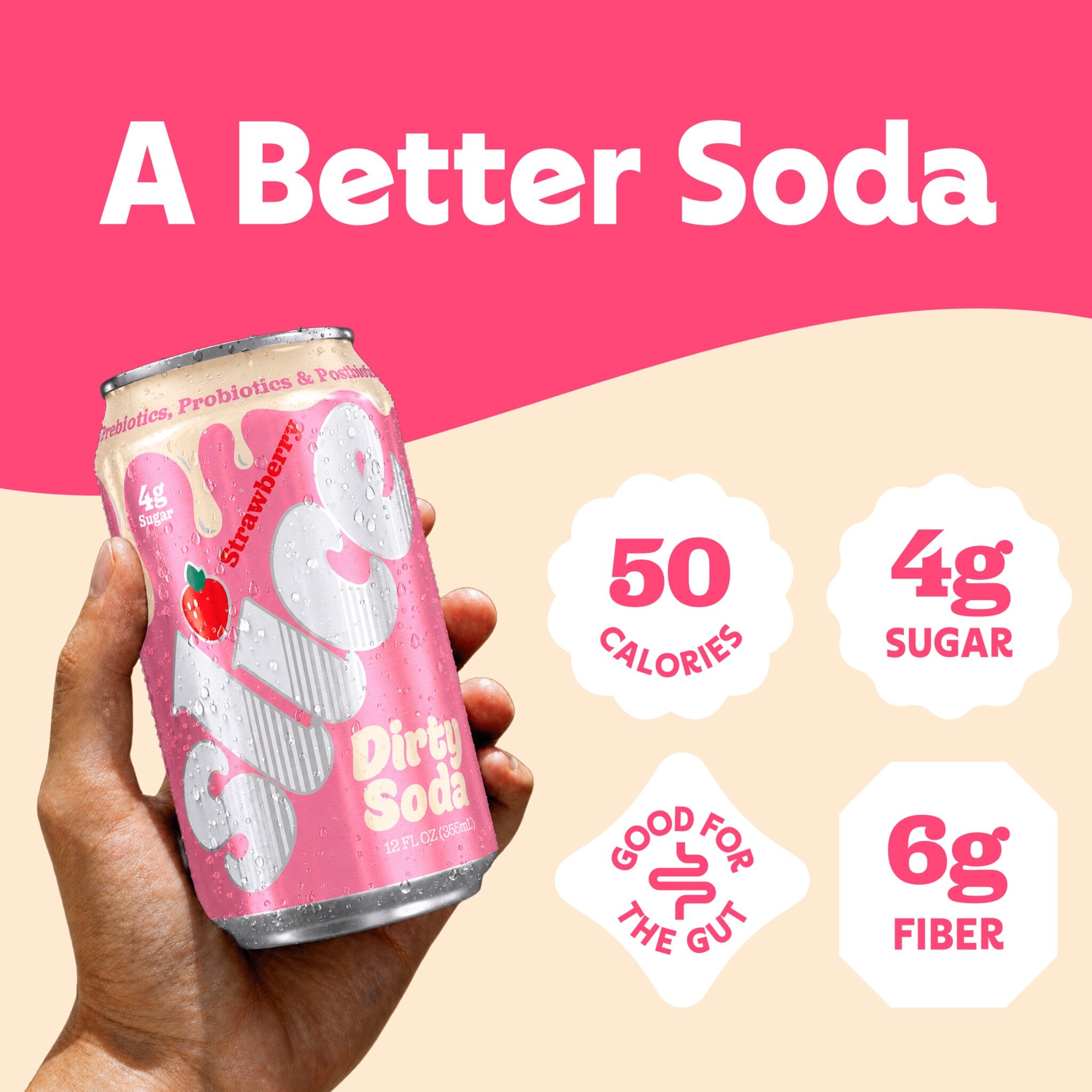 Slice Strawberry Dirty soda - Attributes