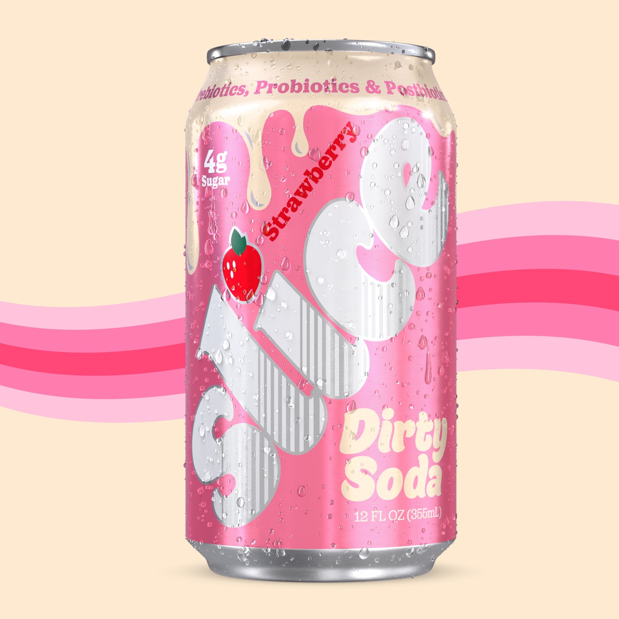 Slice Strawberry Dirty soda - Website Hero