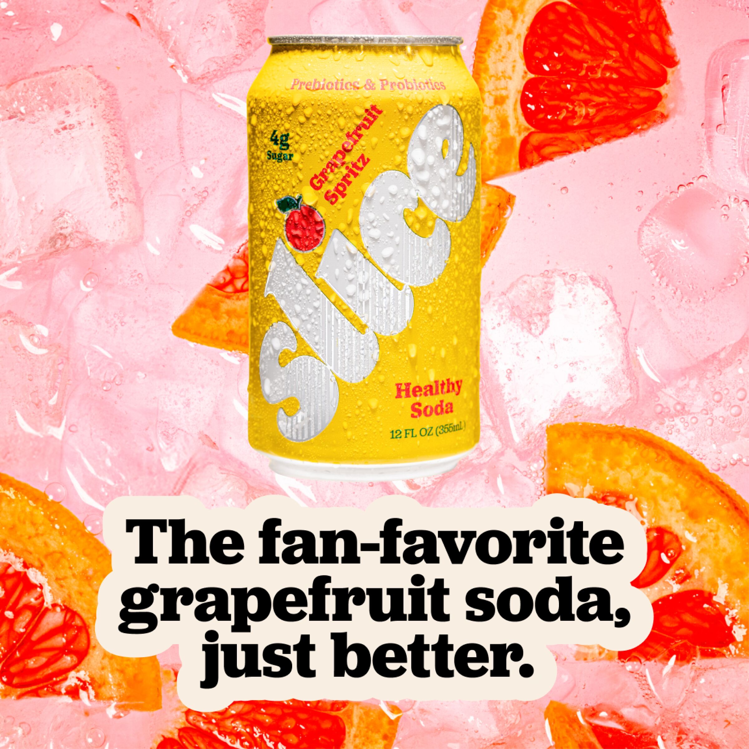 Grapefruit Spritz Soda (12pk)