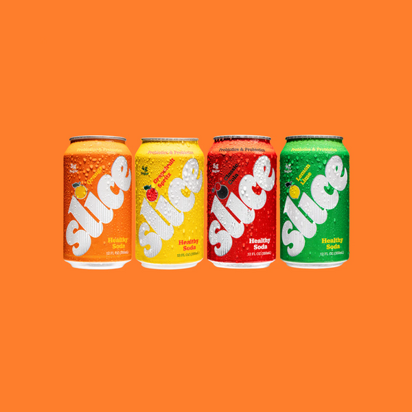 Photo of the Slice Soda Sampler Variety Pack (24pk) ensemble.
